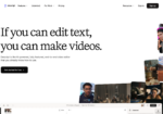 Descript: Rivoluziona la Creazione di Contenuti con Editing Intuitivo